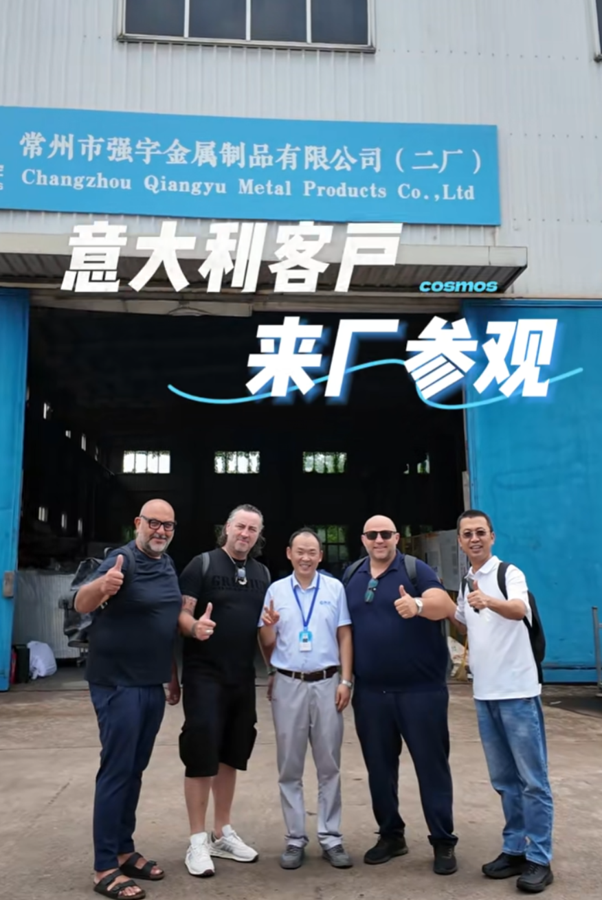 Trust Built Across Ten Thousand Miles: Italian Clients Visit Qiangyu Tent Factory in Changzhou & Seal Large-Scale Cooperation